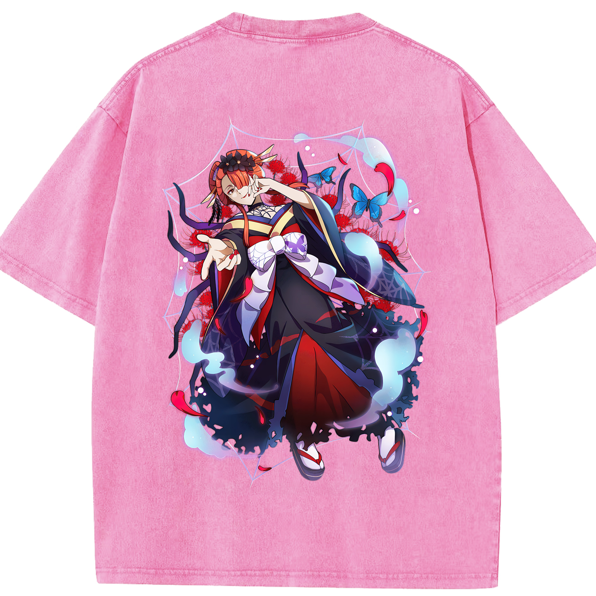 （画像用） 文豪ストレイドッグス Bungo Stray Dogs 綿100% ヴィンテージ風 半袖Tシャツ（背面プリント）